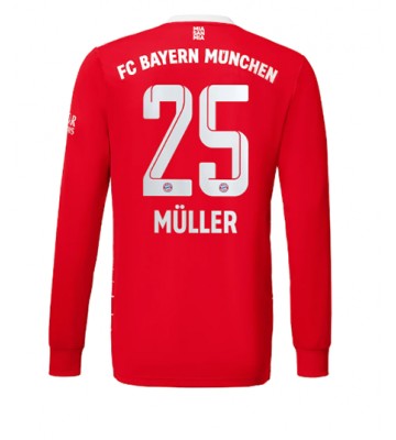 Bayern Munich Thomas Muller #25 Hjemmedrakt 2022-23 Langermet